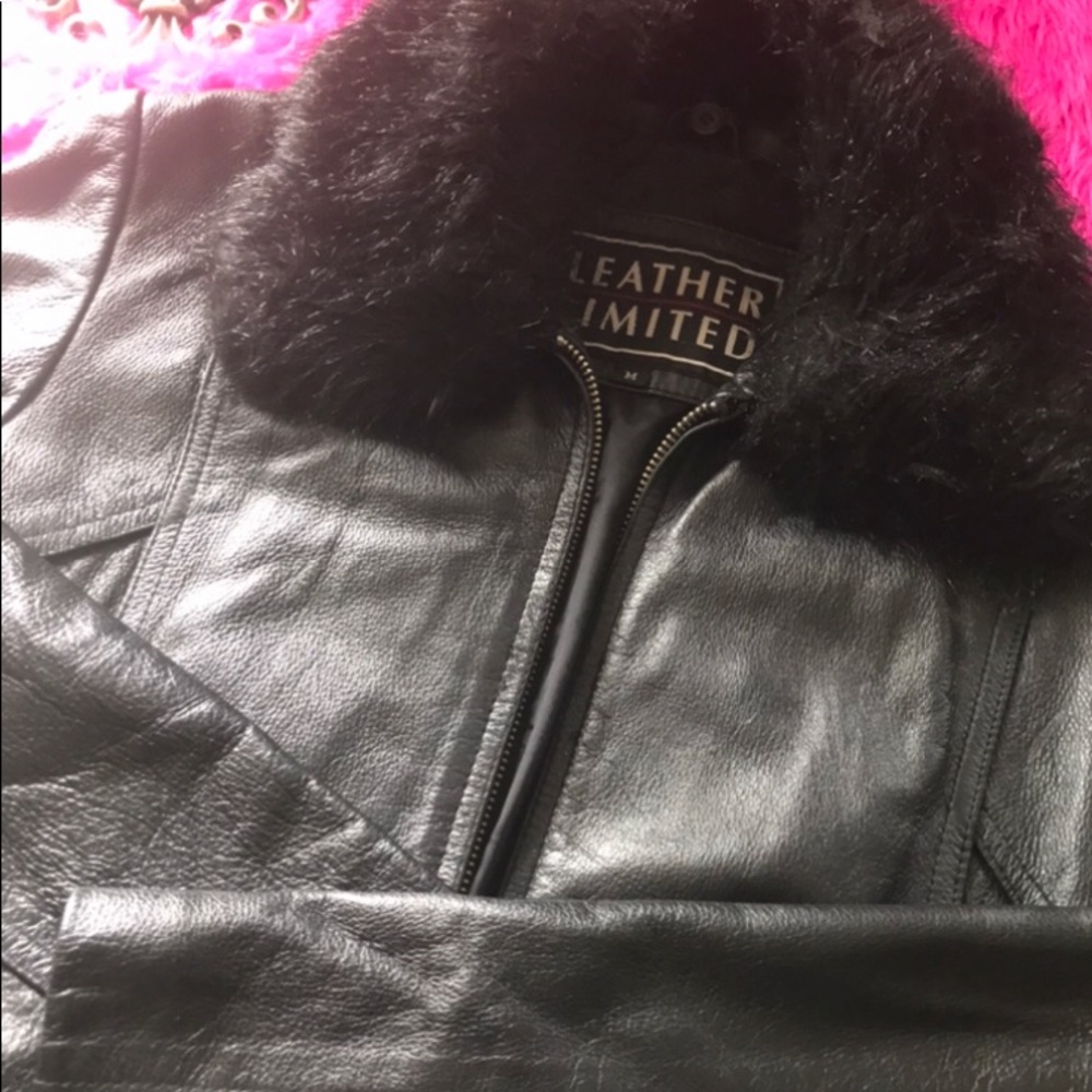 Leather Limited black women’s jacket - Picture 6 of 6